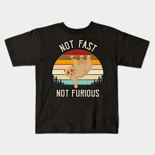 Not Fast Not Furious Kids T-Shirt